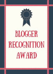 Certificate for blogger recognition award